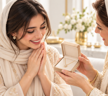 هدیه کادو طلا مادر به دختر