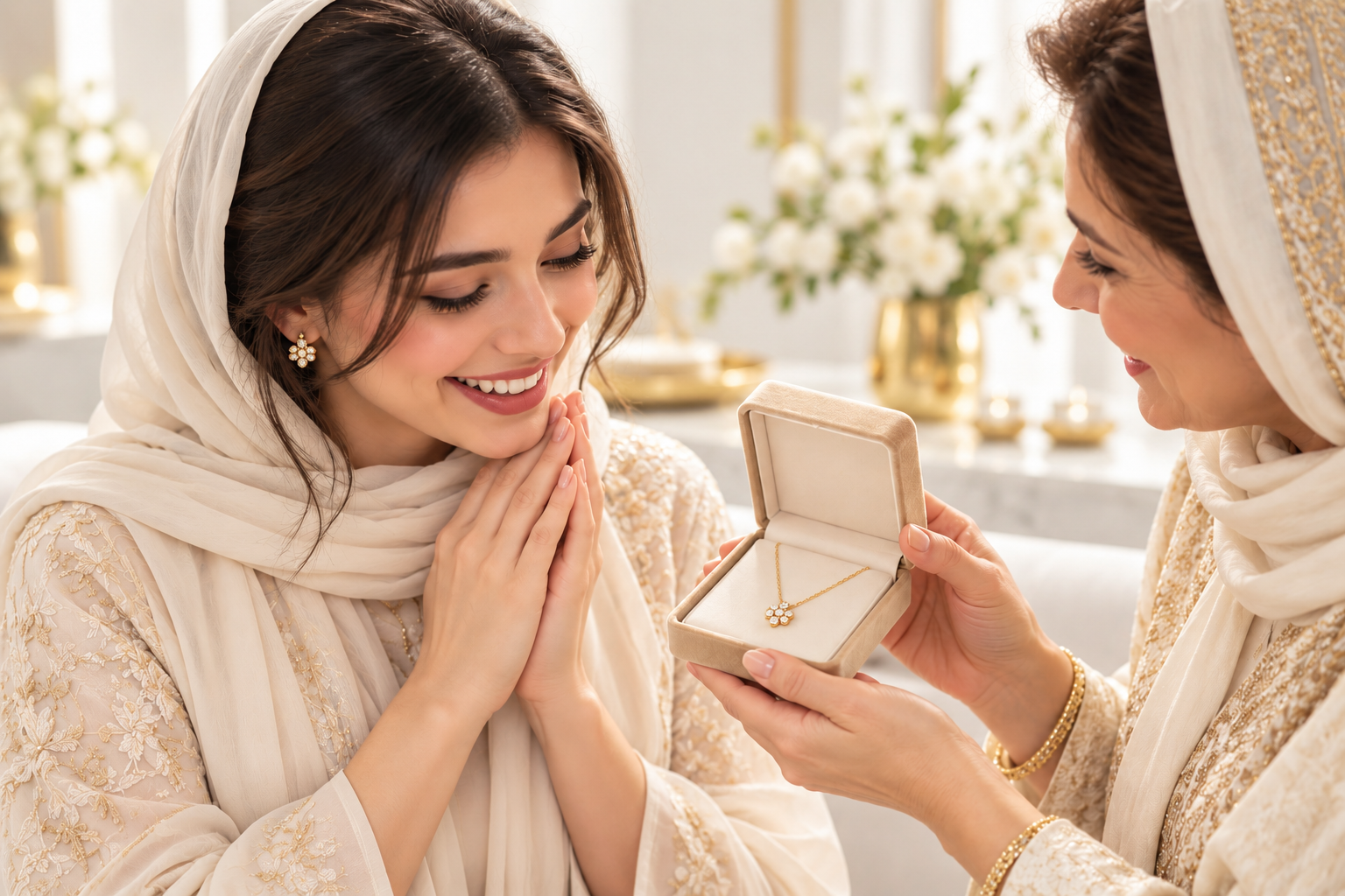 هدیه کادو طلا مادر به دختر